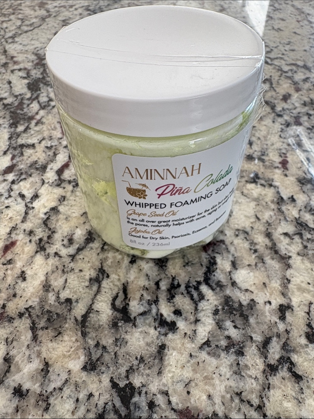 Aminnah Pina Colada Whipped Foaming Soap